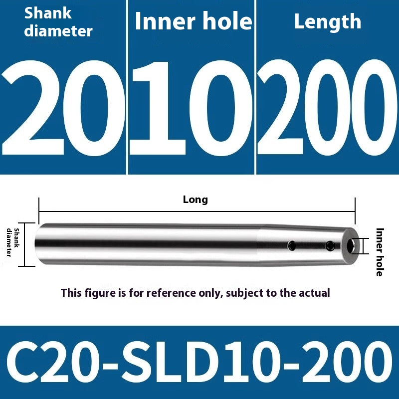 2059-High precision side solid SLD extension rod CNC milling cutter extended rod small diameter straight handle deep cavity avoidance C12C16C20 Shandong Denso Pricision Tools Co.,Ltd.